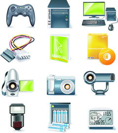 電腦數(shù)碼產(chǎn)品矢量圖 數(shù)字時(shí)代的視覺(jué)語(yǔ)言與無(wú)限可能